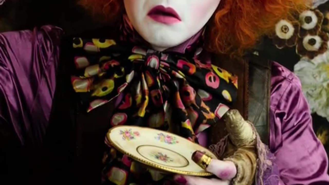 Let's see a crazy make-up from the Mad Hatter