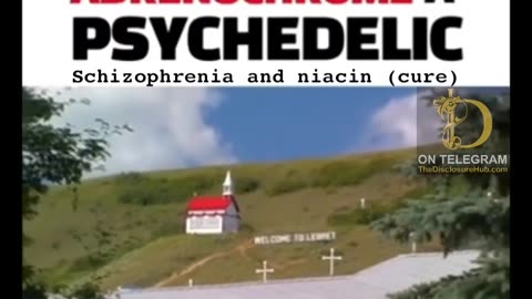 Adrenochrome it’s also a psychedelic that causes schizophrenia and can be cured with niacin