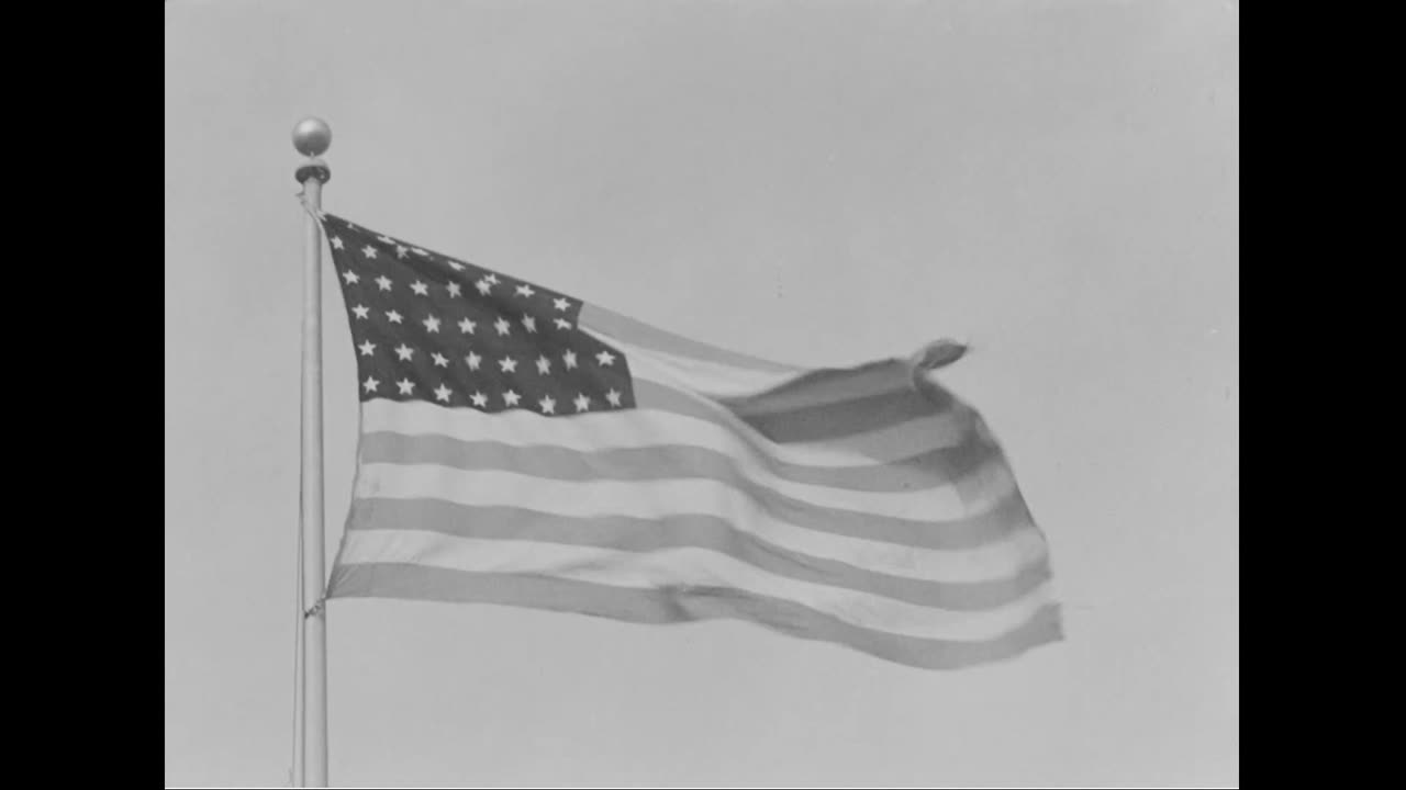 Library Stock Shot #51 (Original Black & White Film)