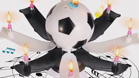 Soccer Birthday Candles-Birthday Candles for Cake