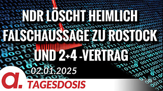 NDR löscht heimlich Falschaussage zu Rostock und 2+4-Vertrag | Von Norbert Häring