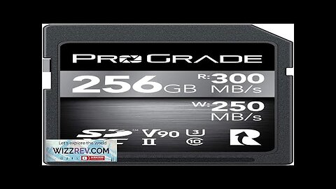 ProGrade Digital SDXC UHS-II V90 300R Memory Card (256GB) Review