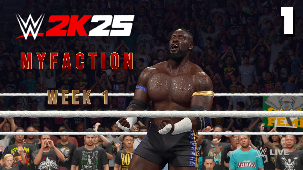 WWE 2K25 My Faction Week 1: Oba Femi!