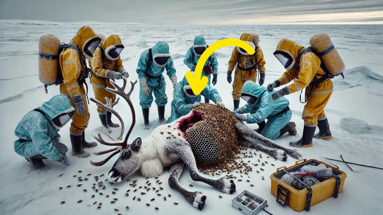 Unbelievable Survival Reindeer Infested with Barnacles & Bee Womb