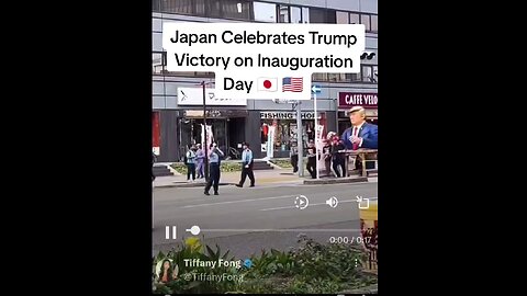 Japan Celebrates Trump on Inauguration Day