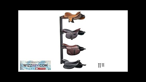 VEVOR Wall Mount Saddle Rack Four Tiers Western & English Horse Saddle Review