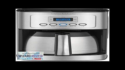 Cuisinart CUIDCC3400 Coffee Maker Stainless Steel 12-Cup Thermal Review