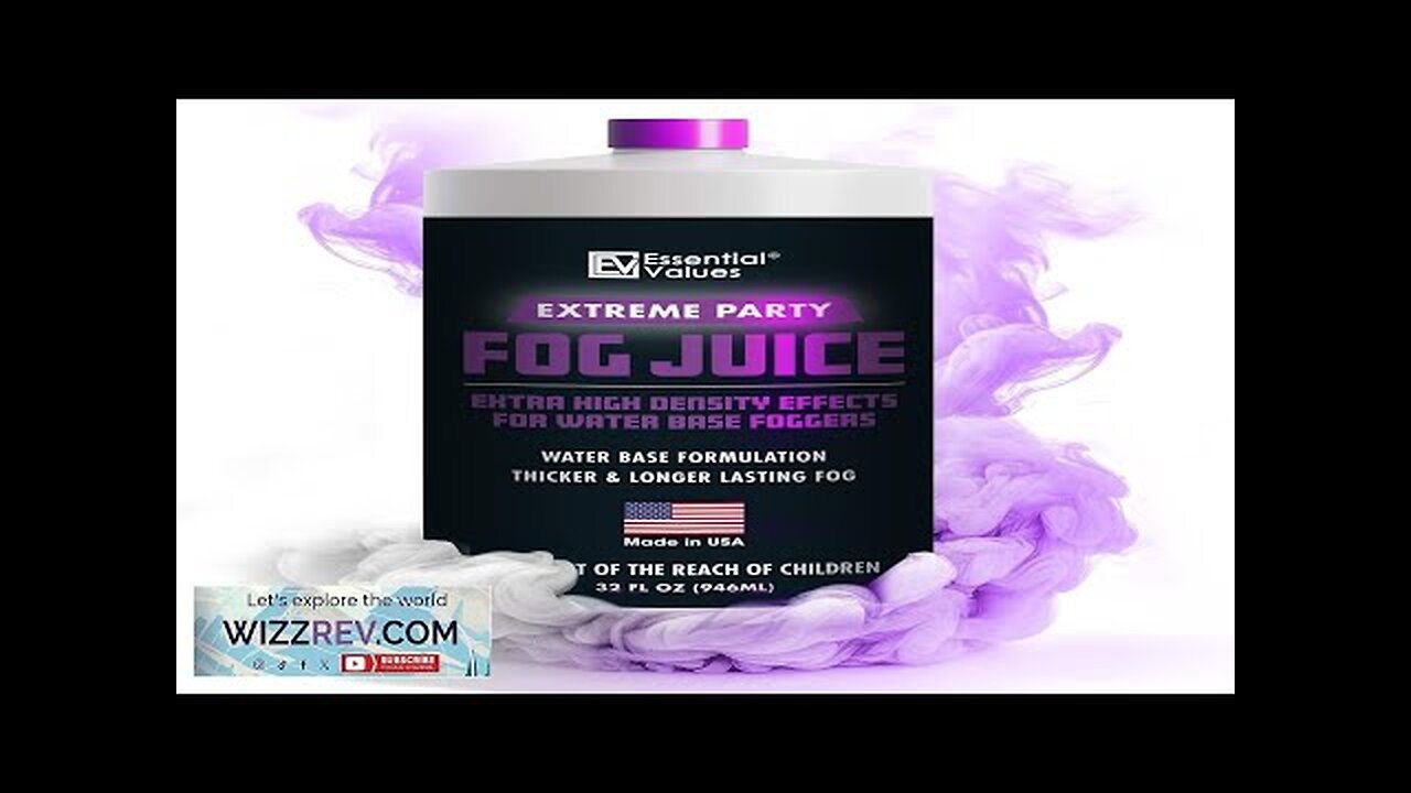 Fog Machine Fluid Extreme High Density (32oz / Quart) – MADE Review