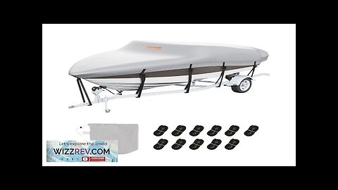 VEVOR Boat Cover 16'-18.5' Trailerable Waterproof Boat Cover 600D Marine Grade PU Review