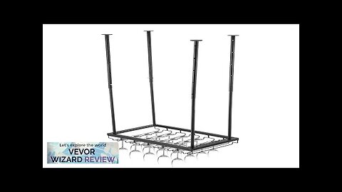 VEVOR Ceiling Wine Glass Rack 23.6 x 13.8 inch Hanging Wine Glass Review