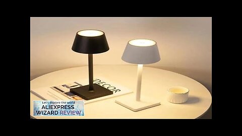 LED Desk Lamp Usb Rechargeable Table Lamp Bar Restaurant Ambiance Wireless Touch Review