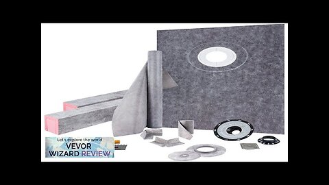 VEVOR Shower Curb Kit 38"x60" Watertight Shower Curb Overlay with 4" ABS Review