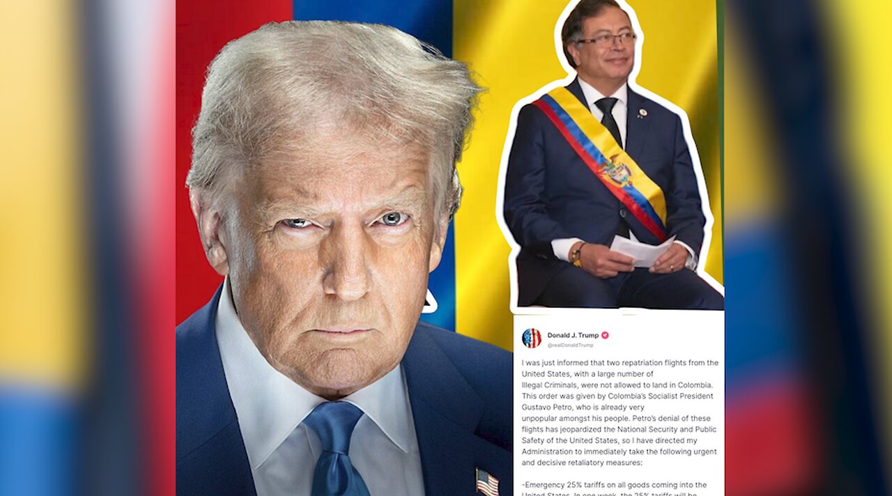 Trump Threatens Columbia After Refusing Illegal Migrant Flights ‘Travel Bans, Sanctions, Tariffs’