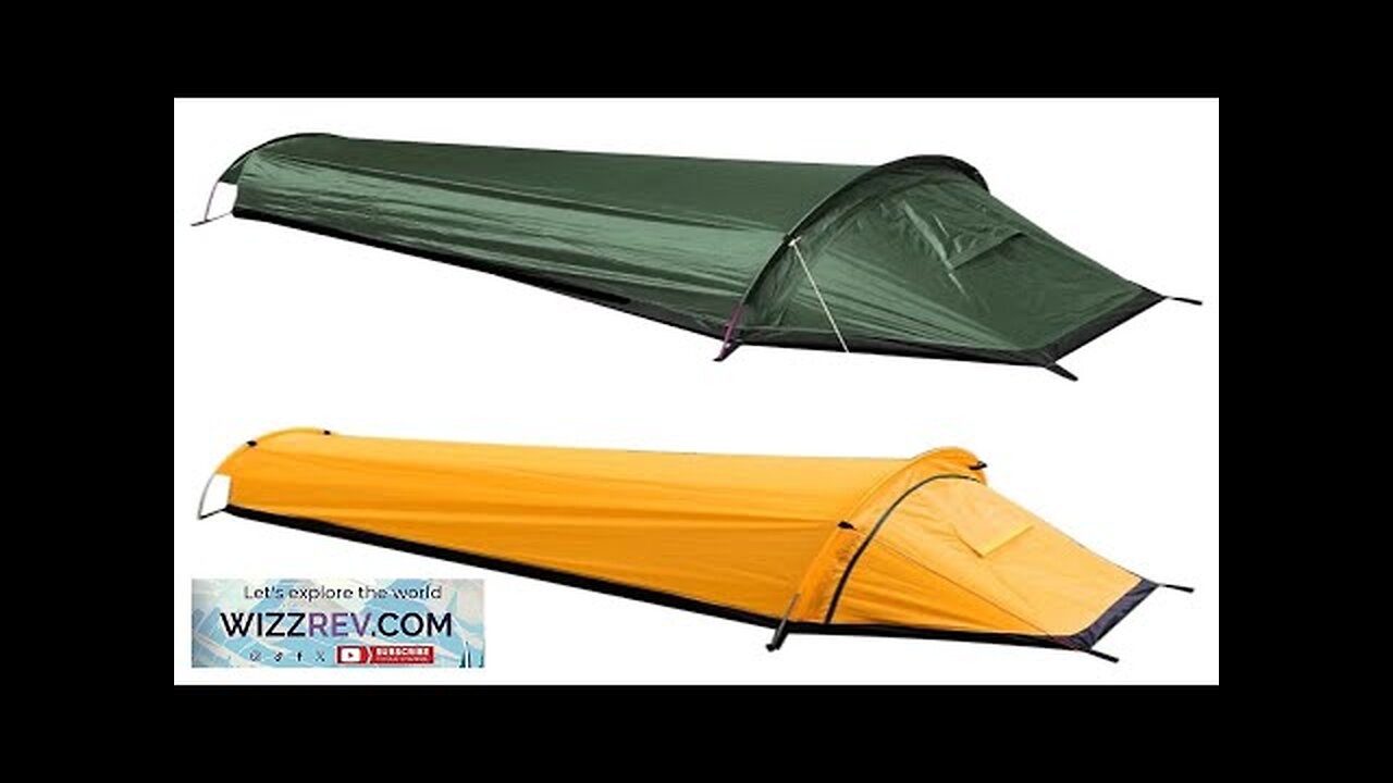 Backpacking Tent Outdoor Camping Sleeping Bag Tent Lightweight Single Person Tent Review