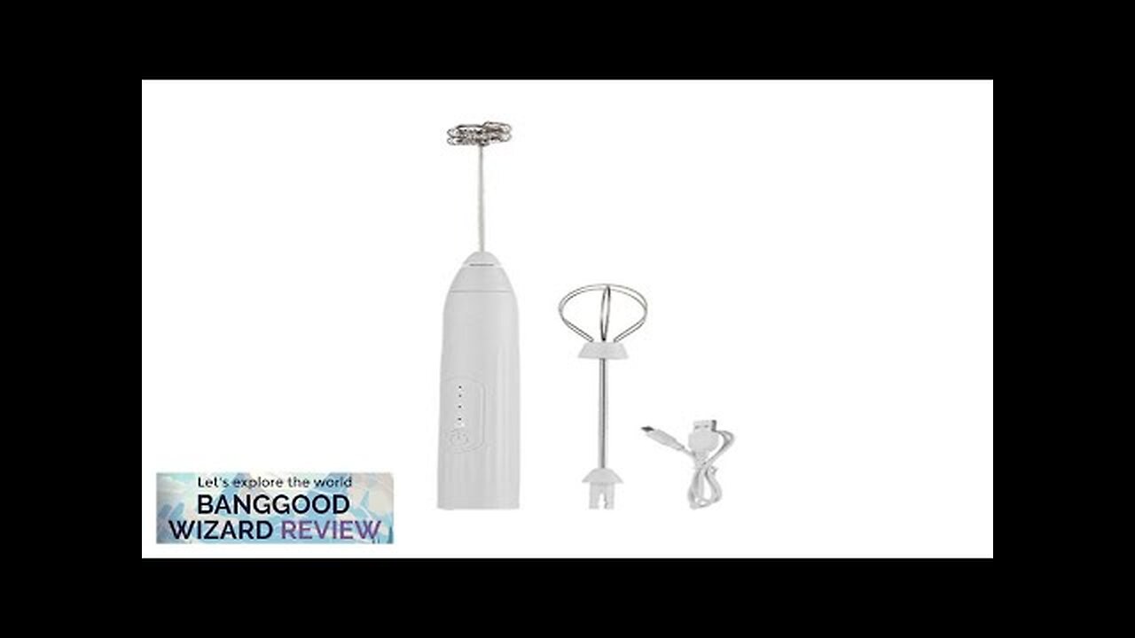 Bincoo Electric Handheld Milk Foamer Blender Wireless Coffee Whisk CappuccinoHand Mixer Review