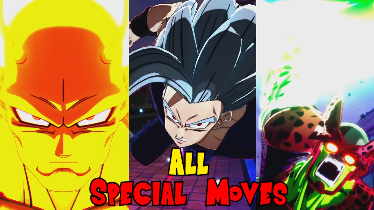 Gohan, Piccolo, Gamma 1 & 2 and Cell Max All Special Moves - Dragon Ball Sparking Zero