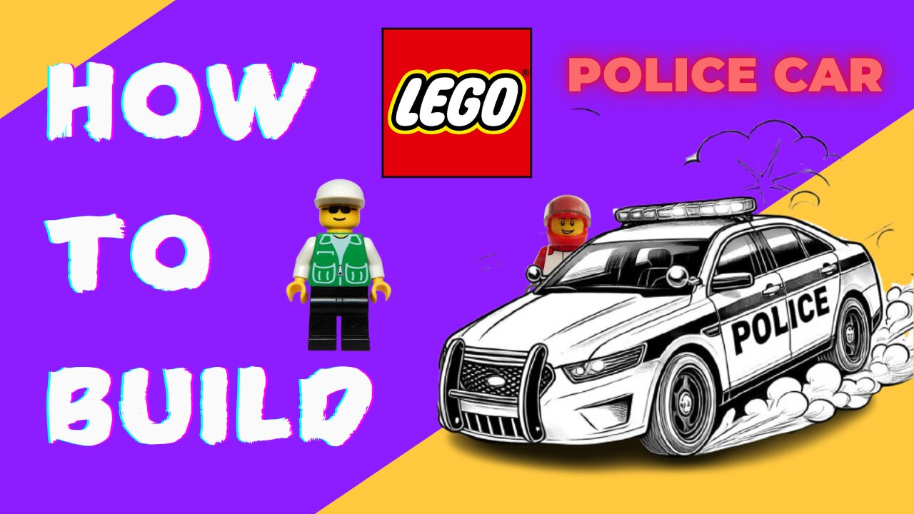 How To Build A Police Car With LEGO