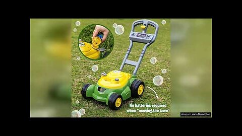 John Deere Bubble-N-Go Mower – Toy Lawn Mower with Bubble Solution Review