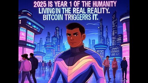 2025 IS YEAR 1 OF THE HUMANITY LIVING IN THE REAL REALITY. BITCOIN TRIGGERS IT.