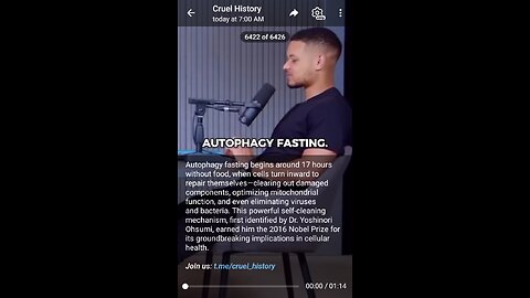 Documentary: Auto-phagy Fasting