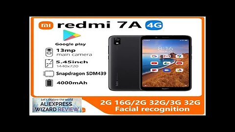 Xiaomi Redmi 7A smartphone Global firmware 4G 5.45 inche 1440×720 13MP Qualcomm Review