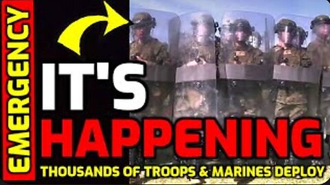 BREAKING 🚨 Pentagon deploys THOUSANDS of Soldiers & Marines - US Ports on LOCK DOWN