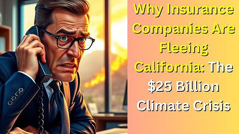 Why Insurance Companies Are Fleeing California: The $25 Billion Climate Crisis #losangels