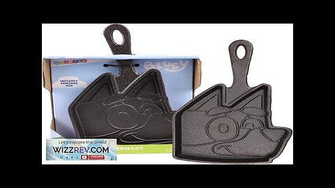 Galerie Bluey Cast Iron Pancake Skillet with Mix Cartoon Breakfast Character Christmas Review