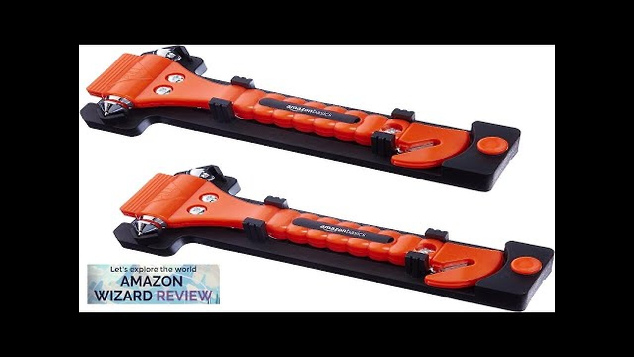 Amazon Basics Emergency Seat Belt Cutter and Window Hammer Tool Car Accessories Review