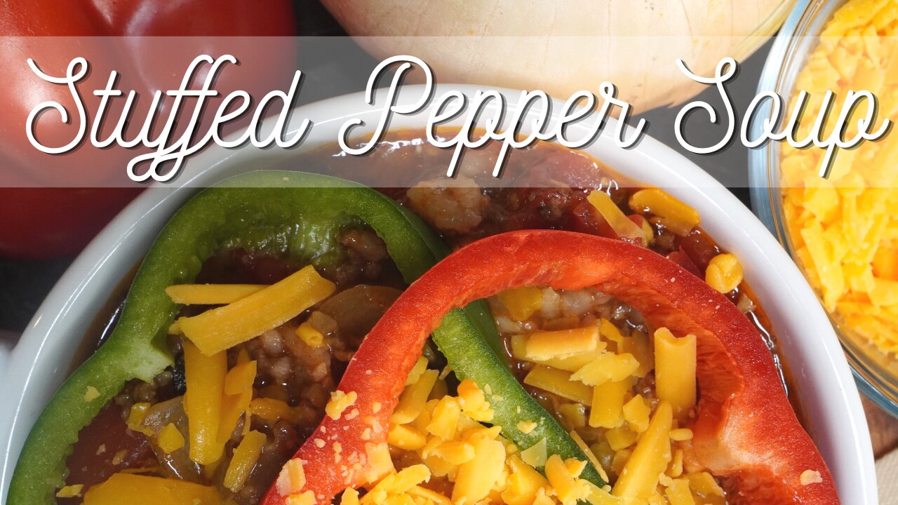 Savory & Hearty Stuffed Pepper Soup 🌶️