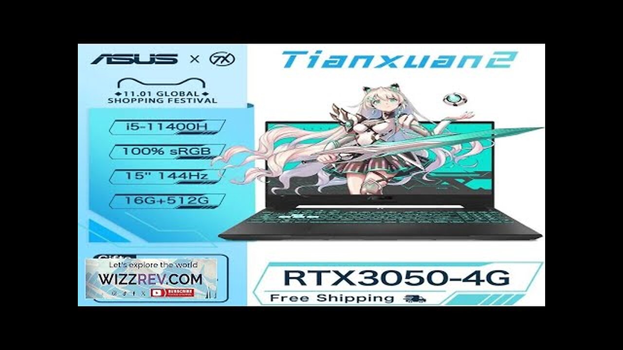 ASUS Tianxuan2 Gaming Laptop 11th Intel Core i5-11400H/R7-5800H Review