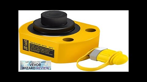 VEVOR 30 tons 2" stroke Multi stage Low Height Hydraulic Cylinder Jack Review