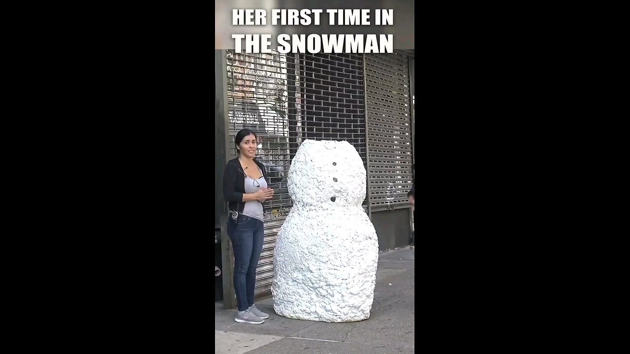 Plot twist. The snowman has a secret