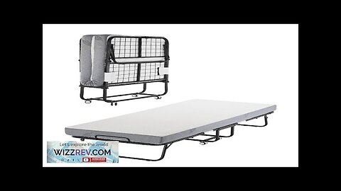 Rollaway Bed Folding Bed with 5 inches Foam Mattress for Adults Review