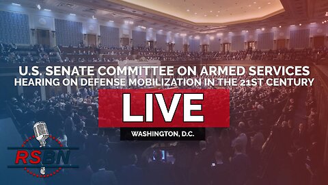 LIVE: Hearings to Examine Defense Mobilization in the 21st Century - 3/6/25