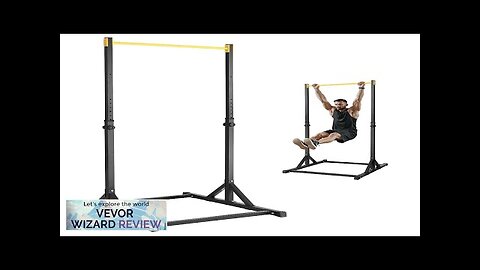 VEVOR Power Tower Pull Up Bar Station Multi-Function Dip Station with 8-Level Review