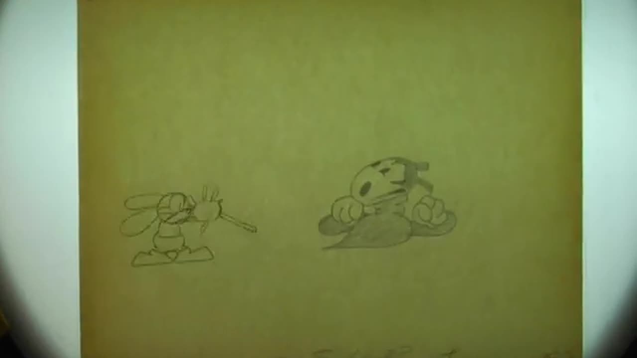 Sagebrush Sadie: Oswald the Lucky Rabbit (Disney, 1928) – Genga