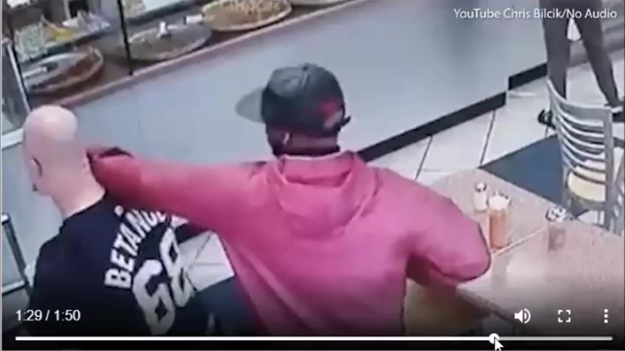 White Man Gets KOed by Obnoxious Black Customer