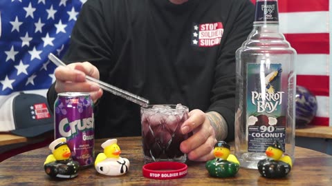 Paul Postler Jr - Parrot Bay Coconut Rum 90 proof & Crush Grape Soda