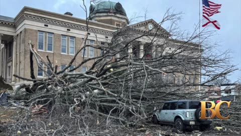 Four killed amid storms that swept across the South, producing multiple tornadoes