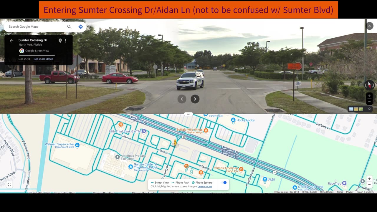 Non-Sports 20: Sumter-Tamiami North Port, FL Surroundings Street Test