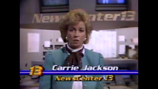 February 17, 1986 - 'NewsCenter 13 Night Break' with Carrie Jackson & Don Hein (Jeff George)