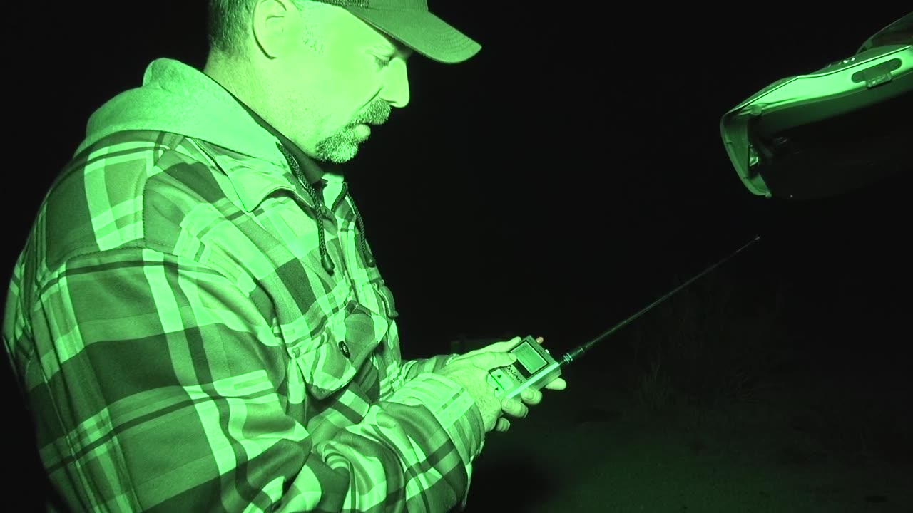 Behind the Scenes: Scanning RF Emissions - Unedited Clip from Season 2 Bonanza Gulch Episode in 2018