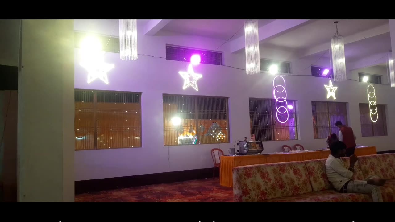 new light decoration by marriage hall||lightdecoration||diwalidecoration #sukai_light_house