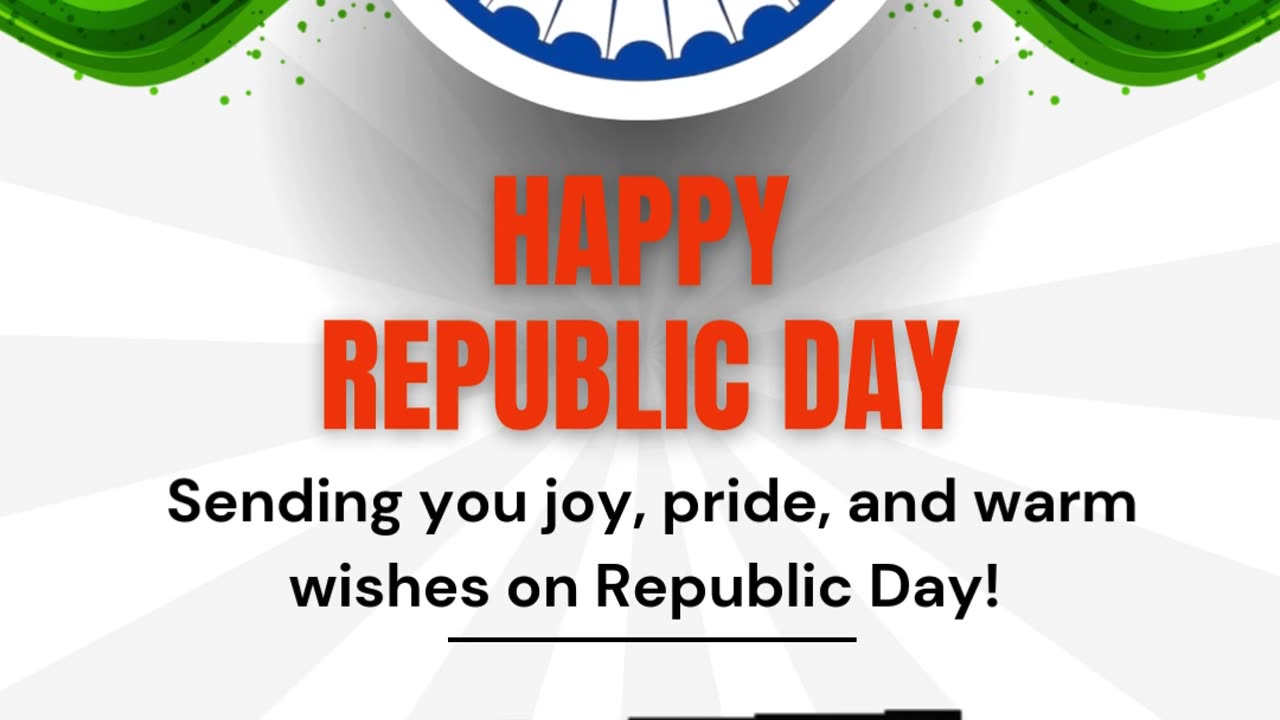 Sending you joy, pride, and warm wishes on Republic Day!