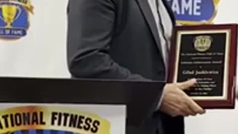 Gilad Janklowicz Receives National Fitness Hall of Fame Lifetime Achievement Award