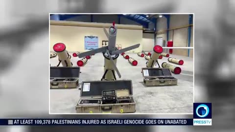 Iran's IRGC Ground Force unveils the Rezvan Kamikaze drone