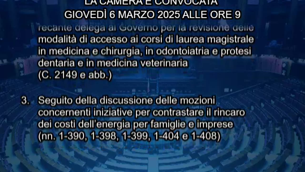Roma - Camera - 19° Legislatura - 441° seduta (06.03.25)