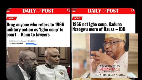 1966: IBB confirms that it was not an Igbo coup