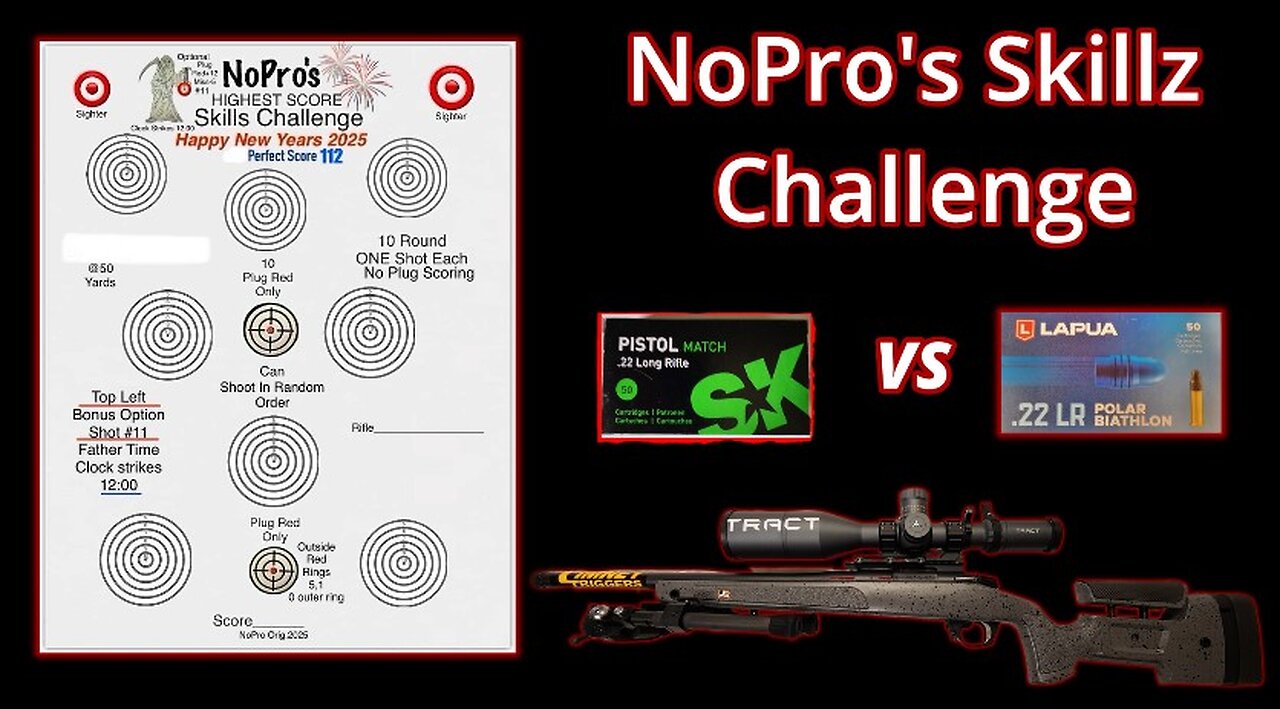 NoPro's Skillz Challange Bergara B14R SK Pistol vs Lapua Polar Biathlon